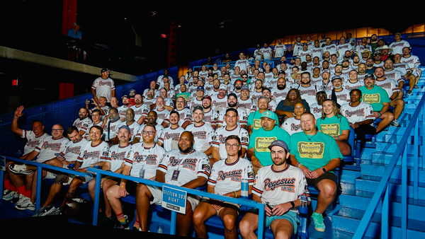 Group of players sitting together