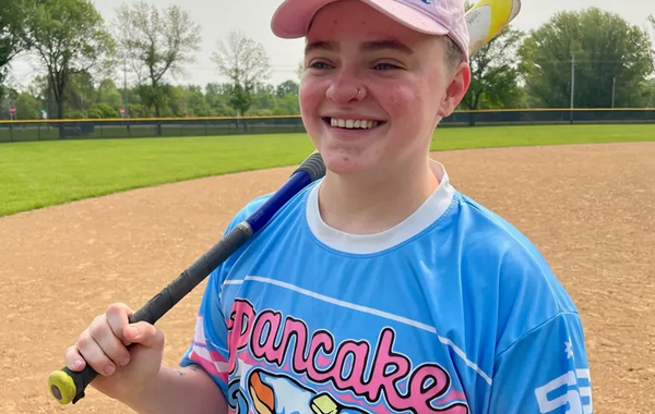 Rae Wilde with Bat