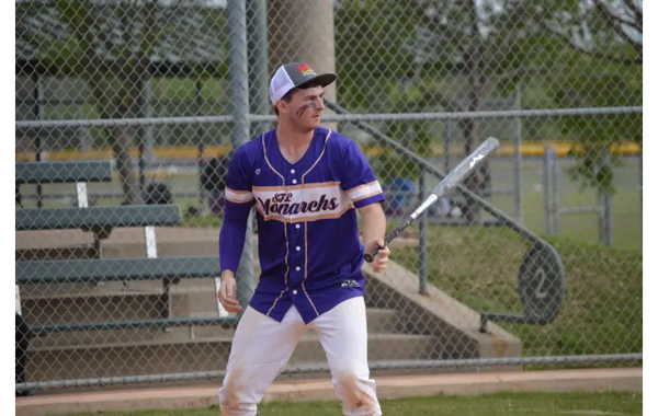 Chris at bat