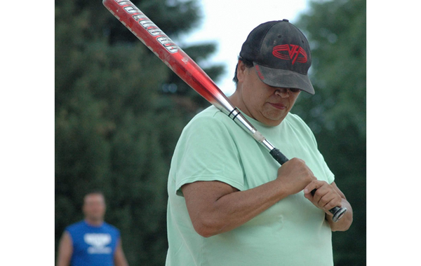 Mona at bat